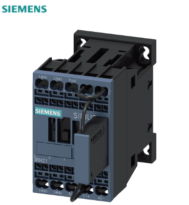 辅助接触器，2NO+1NC，110V DC，S00，弹簧拉紧接头，带抑制二极管