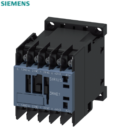 耦合辅助接触器，2NO+2NC，24V DC，S00，环电缆连接，带抑制二极管