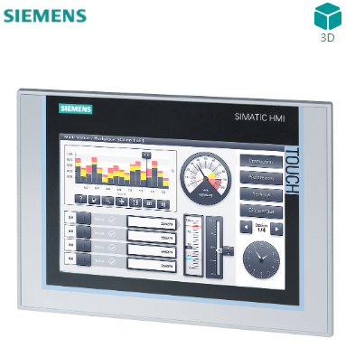 SIMATIC HMI TP900 Comfort， 精智面板， 触摸操作， 9” 宽屏 TFT