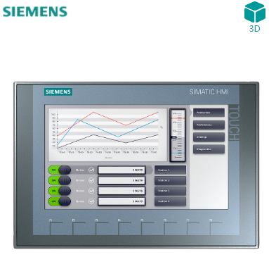 SIMATIC HMI，KTP900 基本版， 精简面板， 按键式/触摸式操作， 9